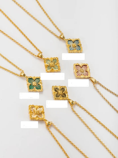 [Eternal jewelry] B.C.L SMALL SIZE ENAMEL NECKLACE£¨Various colors)