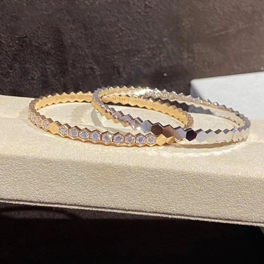 [Eternal Jewelry]BEE LOVE GOLD BRACELET FULL DIAMOND