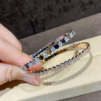 [Eternal Jewelry]BEE LOVE GOLD BRACELET FULL DIAMOND