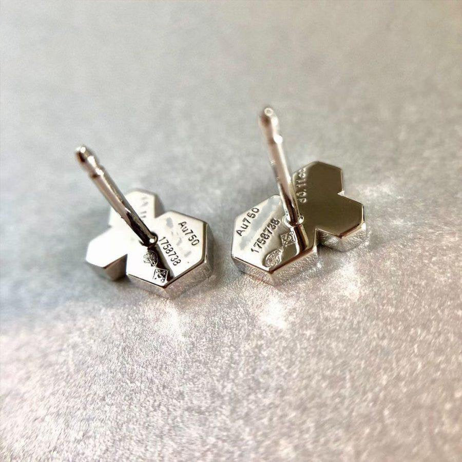 [Eternal Jewelry]BEE LOVE SILVER DIAMOND EARRINGS