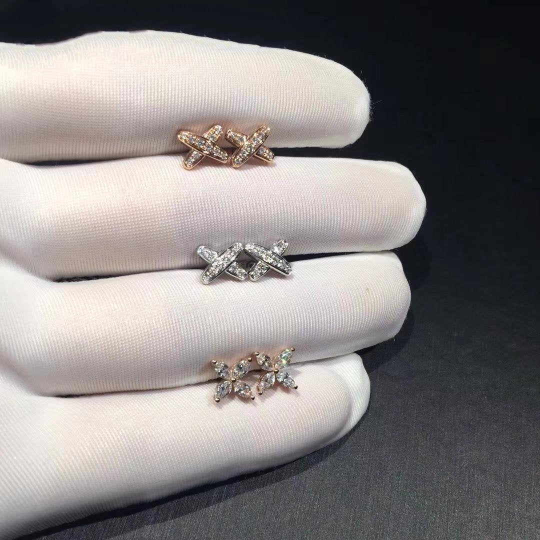[Eternal Jewelry]JEUX DE DIAMOND EARRINGS