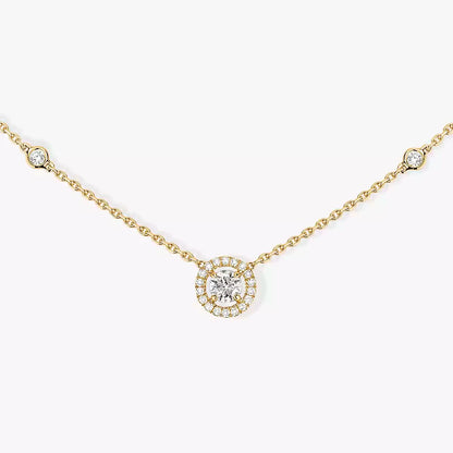 [Eternal jewelry]Diamond Necklace 0,20ct Brilliant Shape Joy