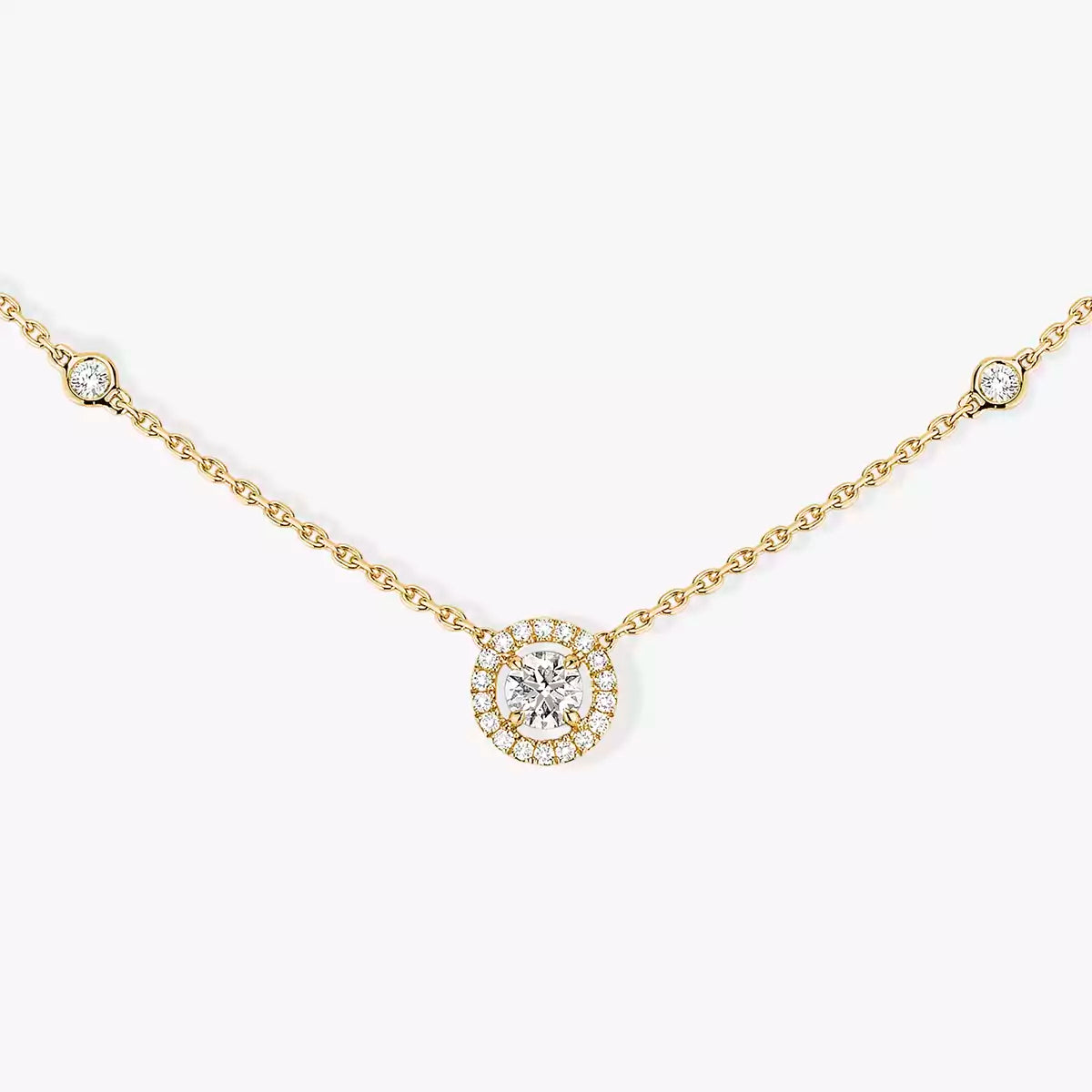 [Eternal jewelry]Diamond Necklace 0,20ct Brilliant Shape Joy