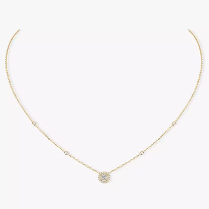 [Eternal jewelry]Diamond Necklace 0,20ct Brilliant Shape Joy