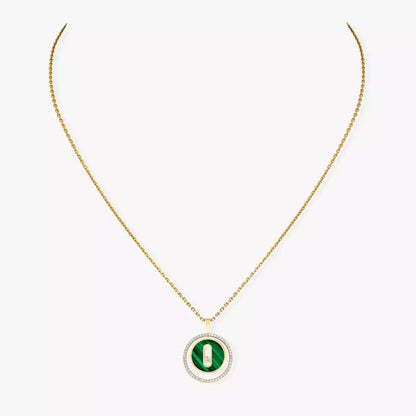 [Eternal jewelry]Lucky Move Diamond Necklace in Rose Gold and White Mother-of-Pearl