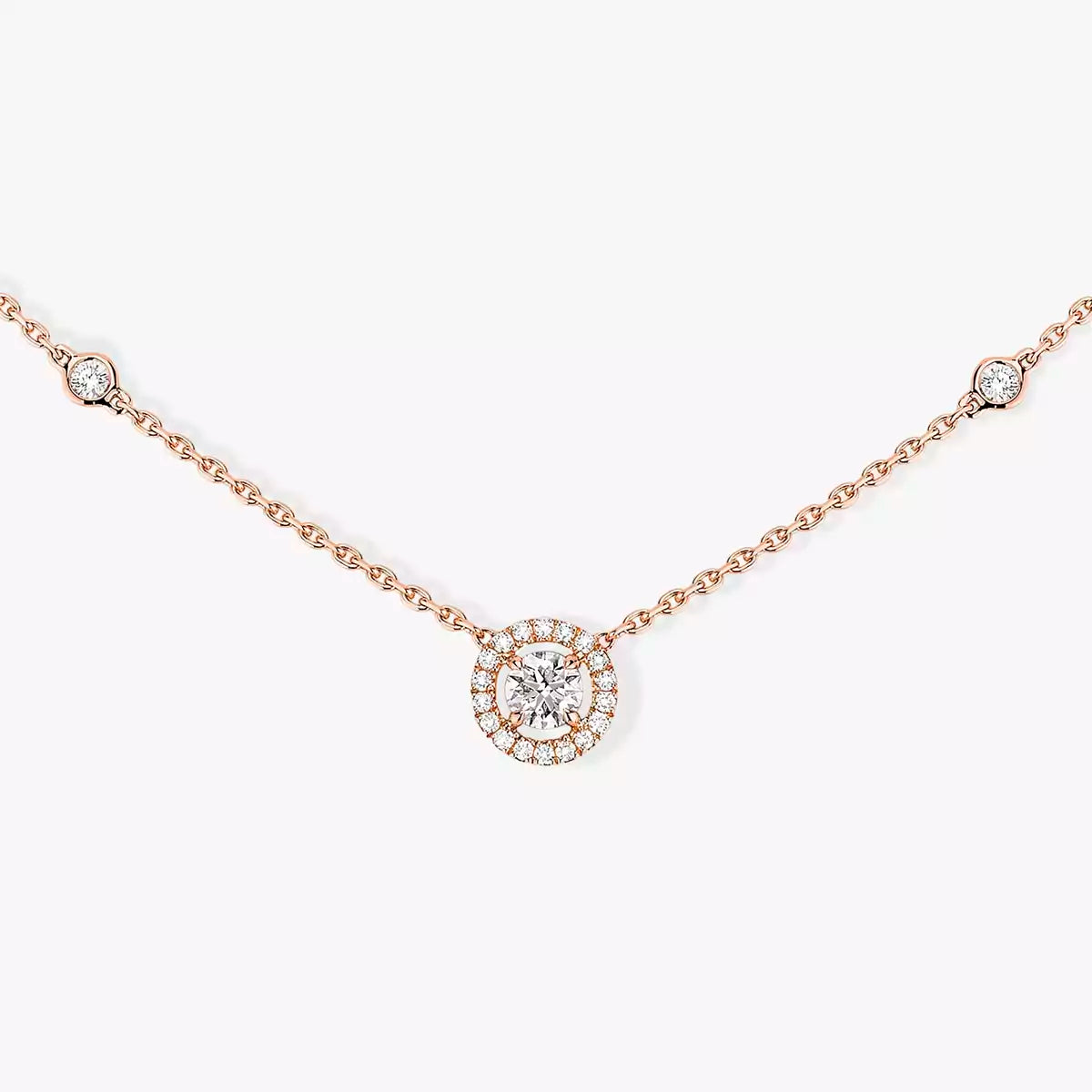 [Eternal jewelry]Diamond Necklace 0,20ct Brilliant Shape Joy