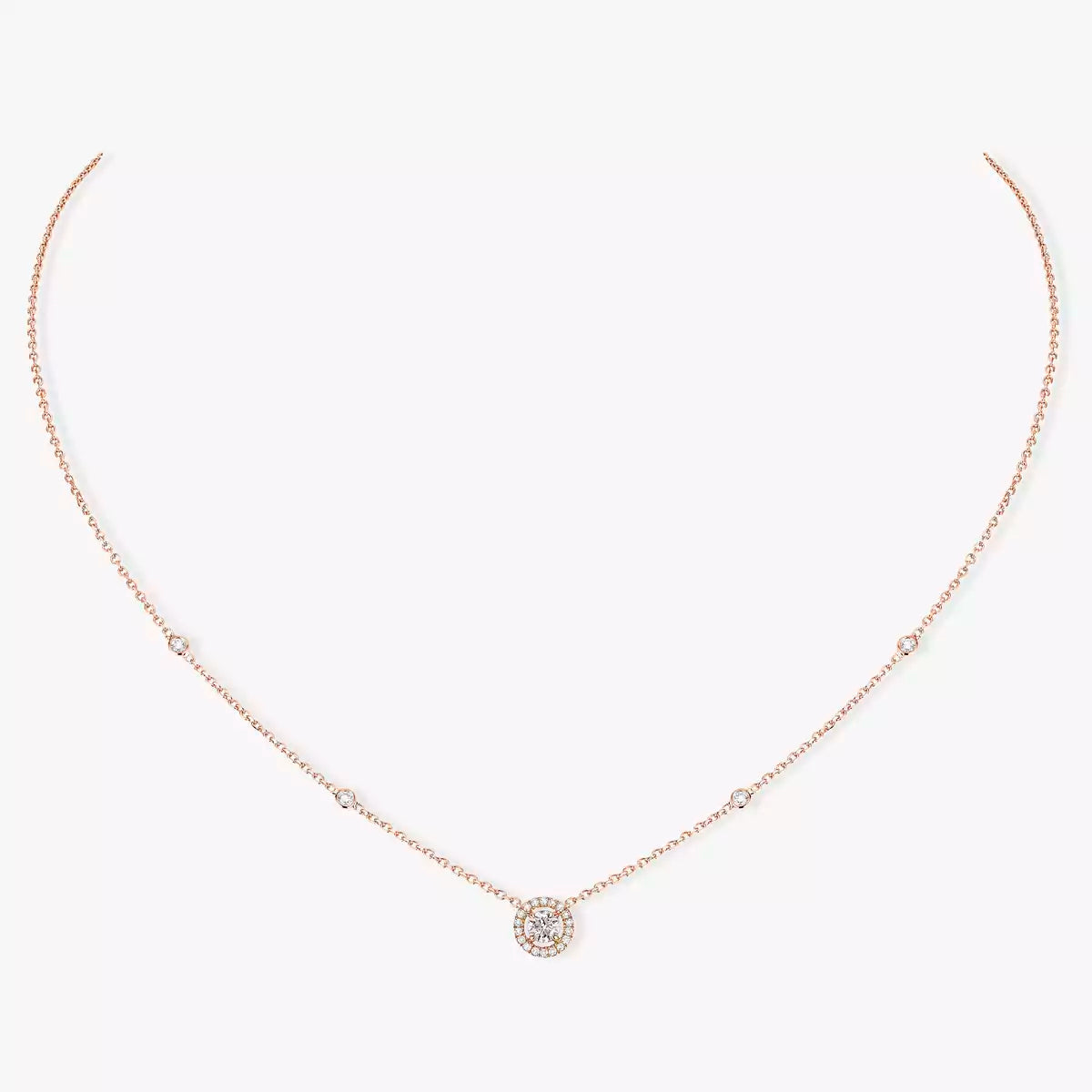 [Eternal jewelry]Diamond Necklace 0,20ct Brilliant Shape Joy