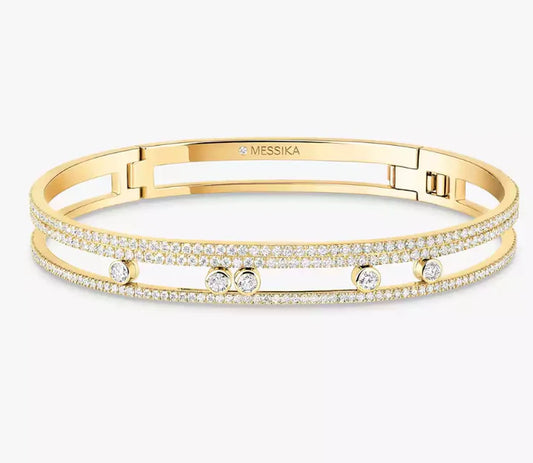 [Eternal jewelry]M Roman Full Diamond Bracelet