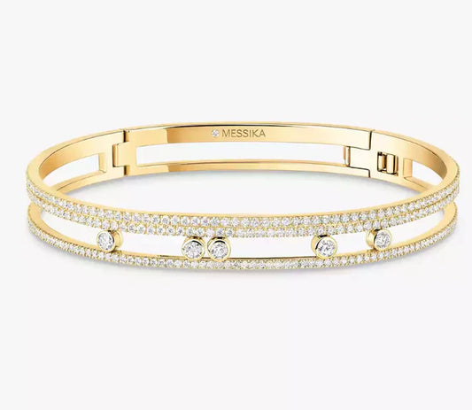 [Eternal jewelry]M Roman Full Diamond Bracelet