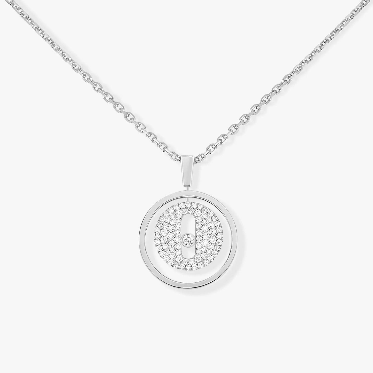 [Eternal jewelry]LUCKY MOVER PM PAVED NECKLACE