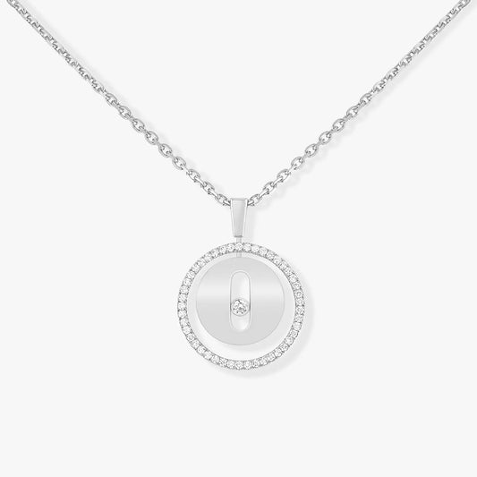 [Eternal jewelry]LUCKY MOVE PM NECKLACE SILVER DIAMOND