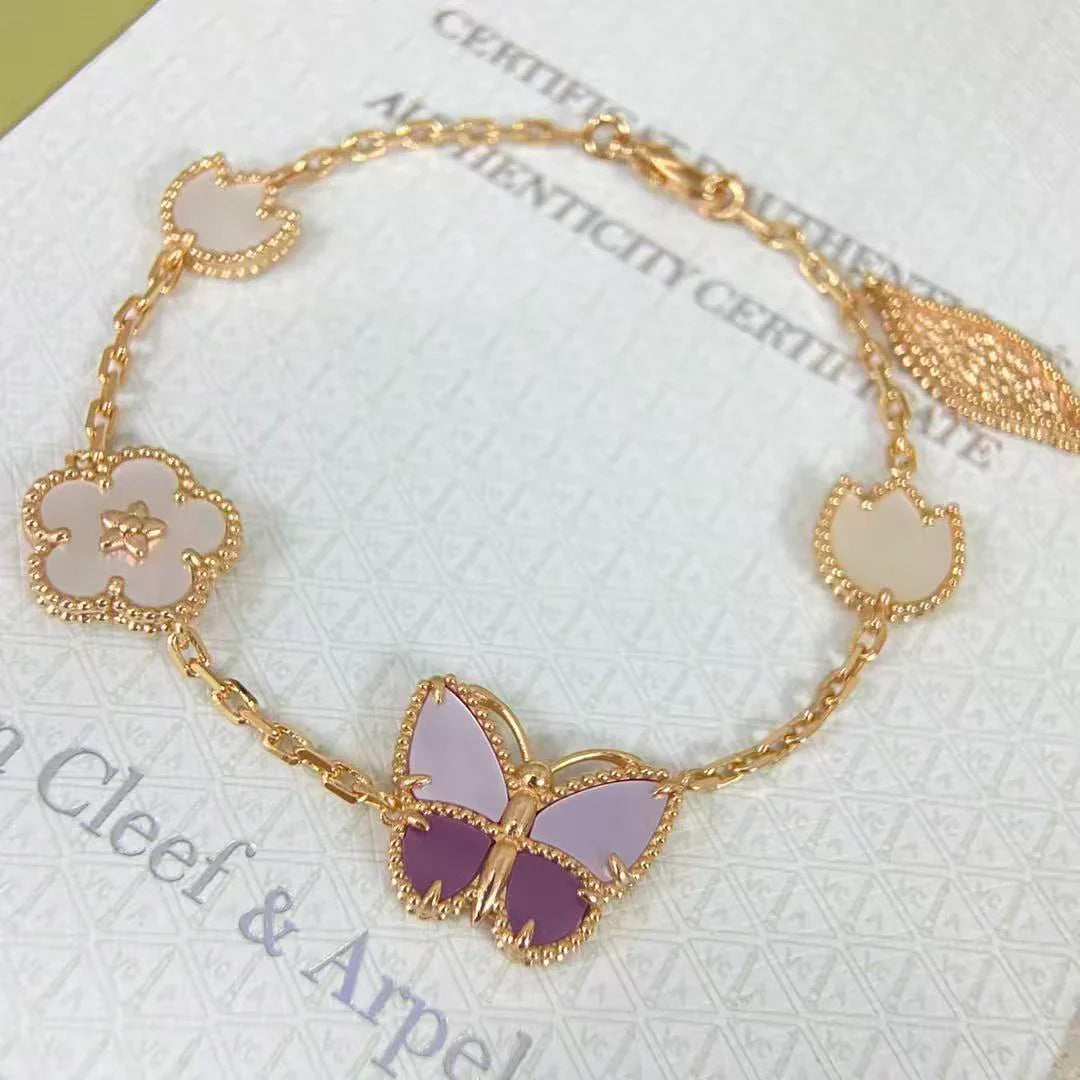 [Eternal jewelry]26 NEW CLOVER LUCKY LIGHT PURPLE SET