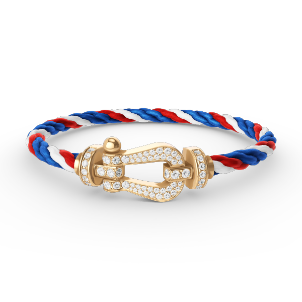 [Eternal Jewelry]FORCE LARGE HORSESHOE FULL DIAMOND BRACELET GOLD