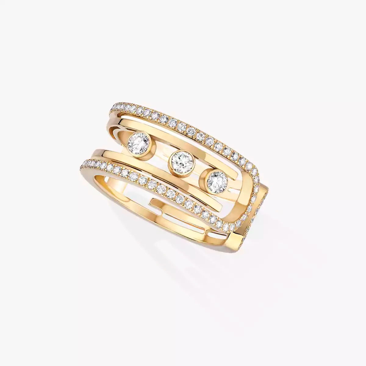 [Eternal jewelry]Move 10th Diamond Ring in Gold