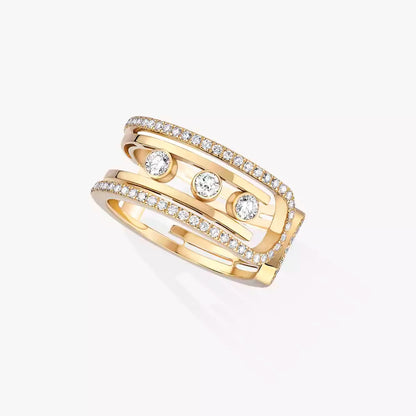 [Eternal jewelry]Move 10th Diamond Ring in Gold