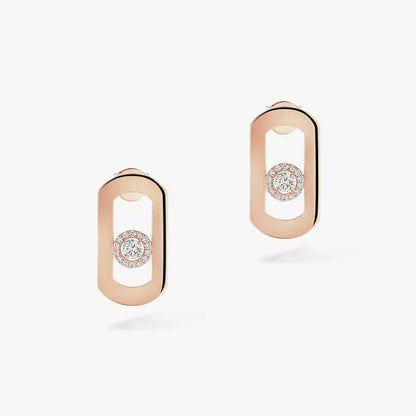[Eternal jewelry]So Move Diamond Earrings in Yellow Gold