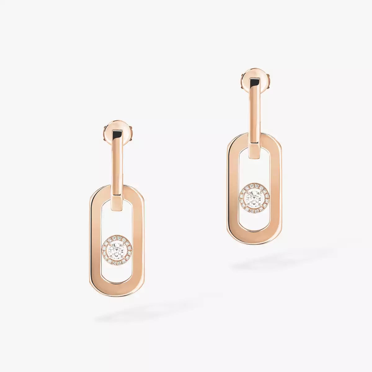 [Eternal jewelry]So Move XL Diamond Pendant Earrings