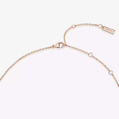 [Eternal jewelry]Lucky Eye Diamond Necklace in Rose Gold and Turquoise