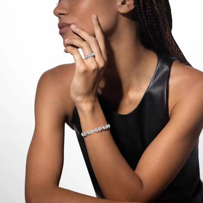 [Eternal jewelry]Diamond Wedding Ring My Twin
