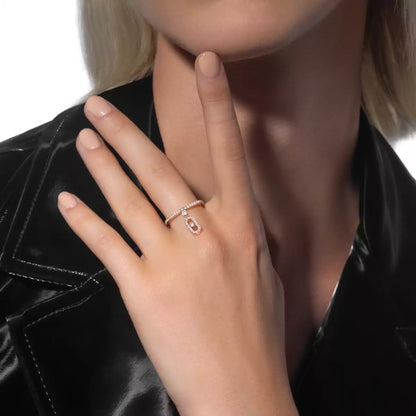 [Eternal jewelry]Move Uno Diamond Ring