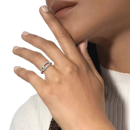 [Eternal jewelry]Move Uno Diamond Ring in Gold