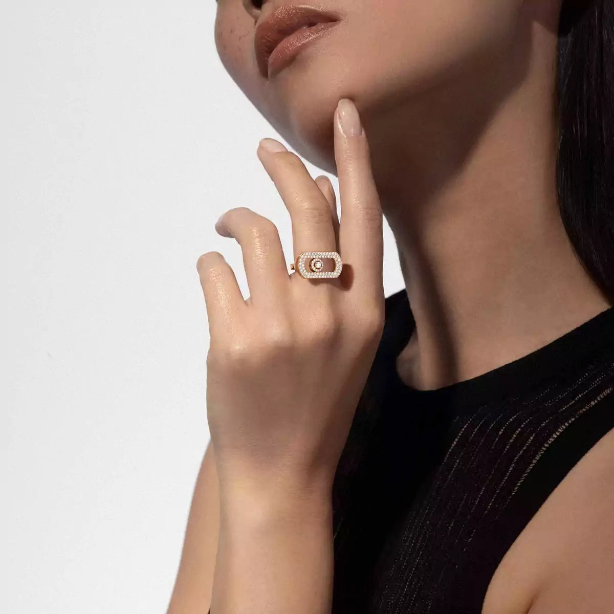 [Eternal jewelry]So Move Pave_-Set Diamond Ring