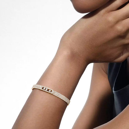[Eternal jewelry]Move Noa Full Pavé Diamond Bangle Bracelet
