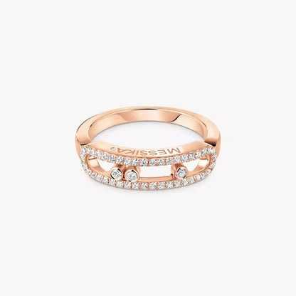 [Eternal jewelry] Baby Move Gold Diamond Pave_ Ring
