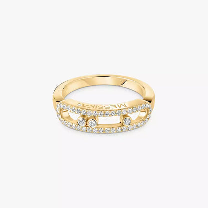 [Eternal jewelry] Baby Move Gold Diamond Pave_ Ring