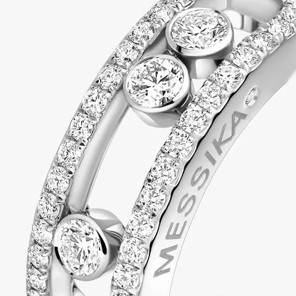 [Eternal jewelry] Move Gold Diamond Pave_ Ring