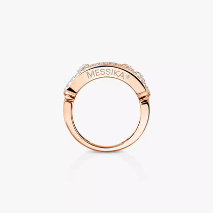 [Eternal jewelry] Move Gold Diamond Pave_ Ring