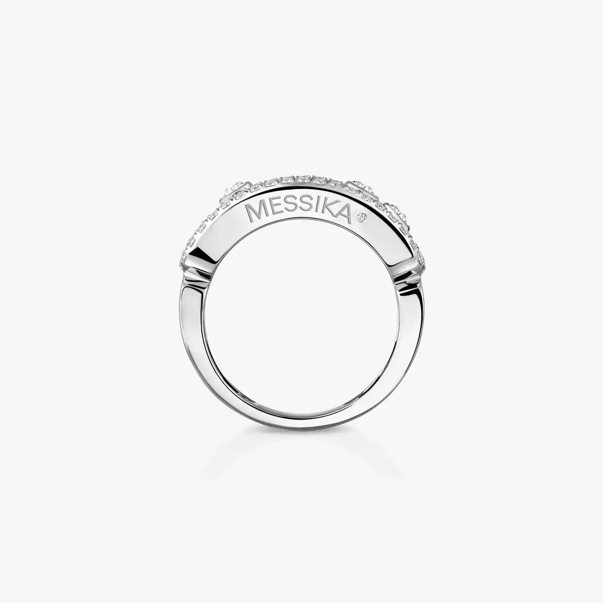 [Eternal jewelry] Move Gold Diamond Pave_ Ring