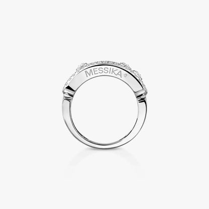 [Eternal jewelry] Move Gold Diamond Pave_ Ring
