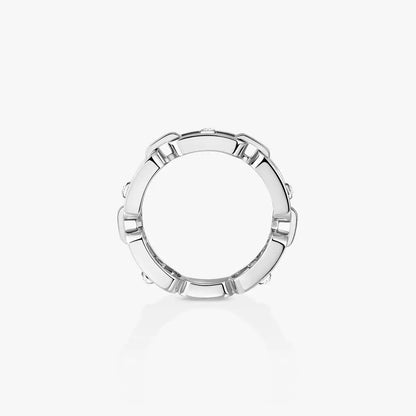 [Eternal jewelry]Move Link Pave_-Set Diamond Ring in Gold