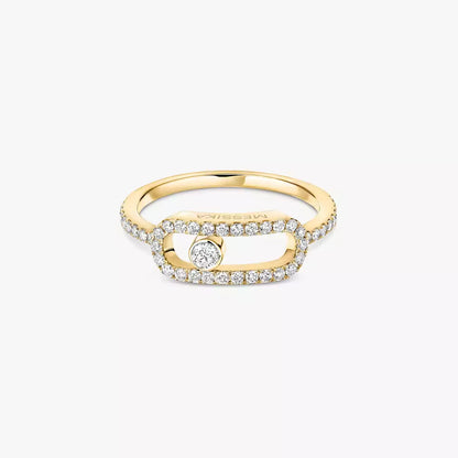 [Eternal jewelry]Move Uno Diamond Ring in Gold