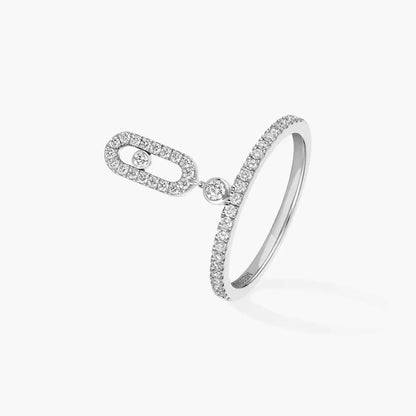 [Eternal jewelry]Move Uno Diamond Ring