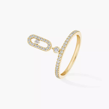 [Eternal jewelry]Move Uno Diamond Ring