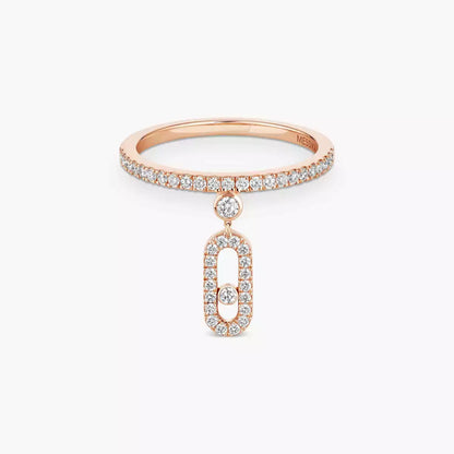 [Eternal jewelry]Move Uno Diamond Ring