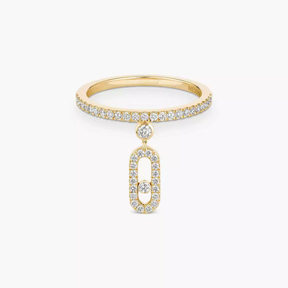 [Eternal jewelry]Move Uno Diamond Ring