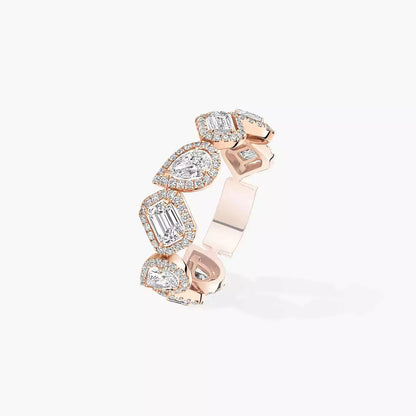 [Eternal jewelry]Diamond Wedding Ring My Twin