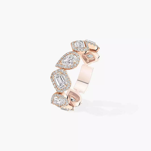 [Eternal jewelry]Diamond Wedding Ring My Twin