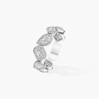 [Eternal jewelry]Diamond Wedding Ring My Twin