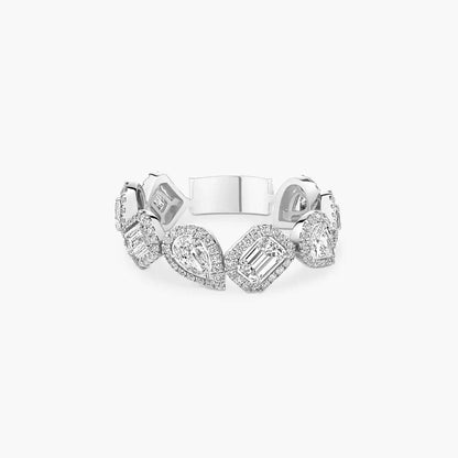 [Eternal jewelry]Diamond Wedding Ring My Twin