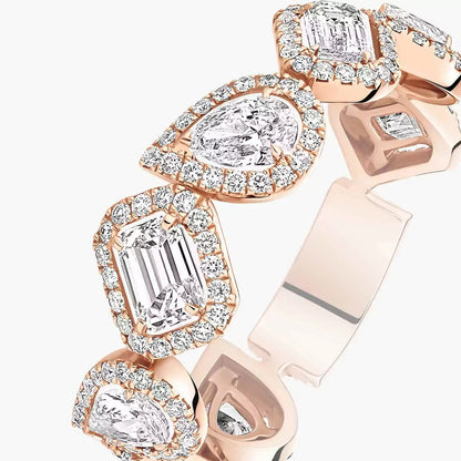 [Eternal jewelry]Diamond Wedding Ring My Twin