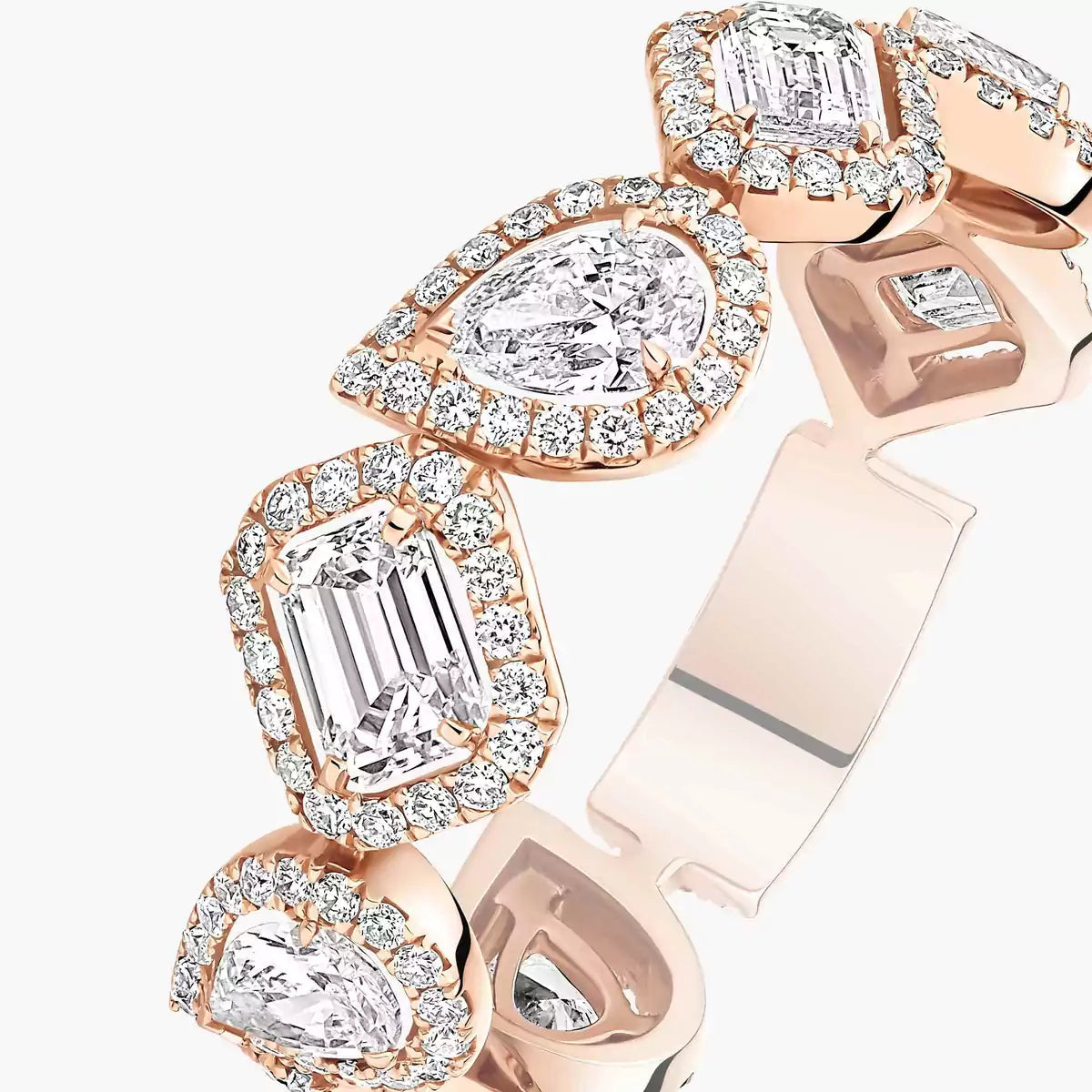 [Eternal jewelry]Diamond Wedding Ring My Twin