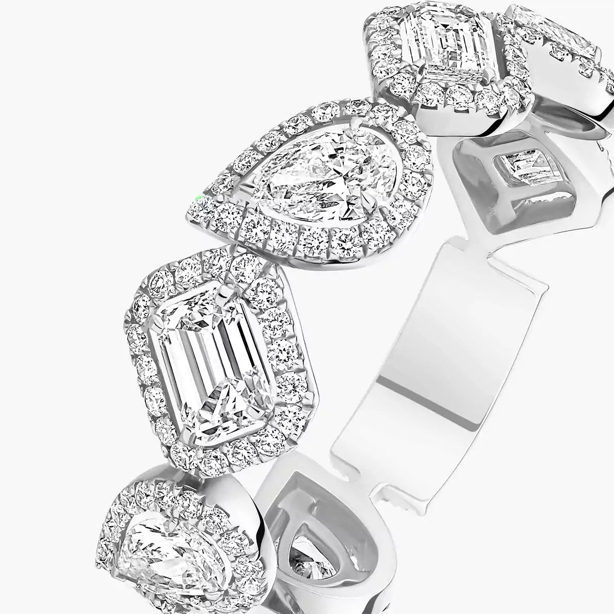 [Eternal jewelry]Diamond Wedding Ring My Twin
