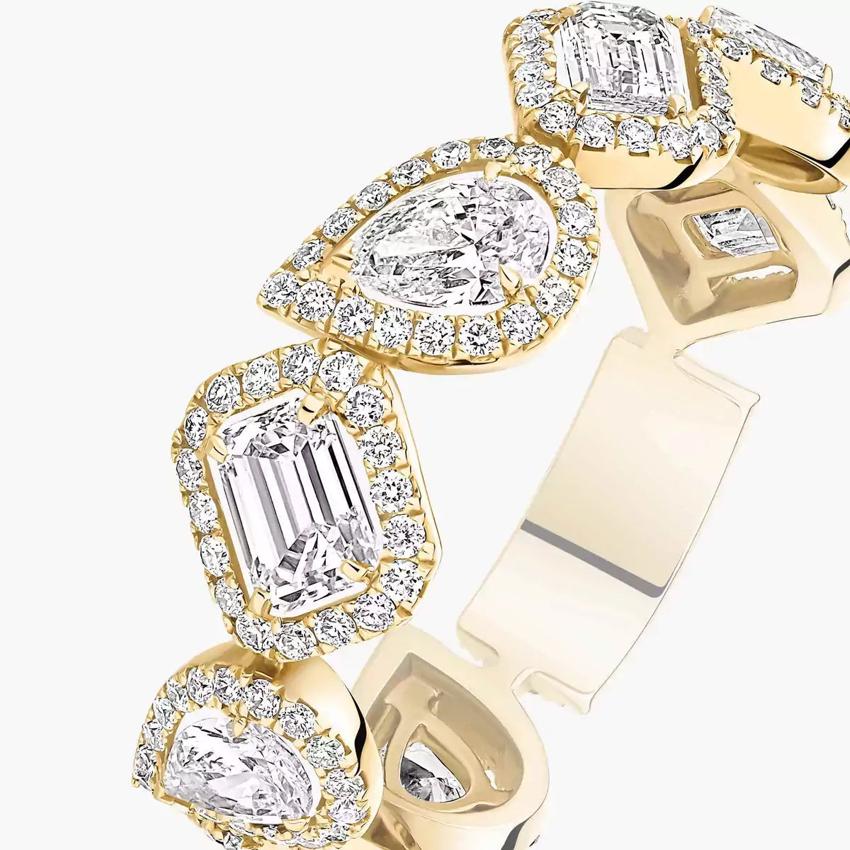 [Eternal jewelry]Diamond Wedding Ring My Twin