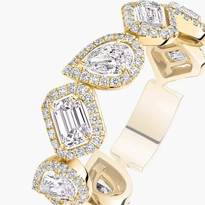 [Eternal jewelry]Diamond Wedding Ring My Twin