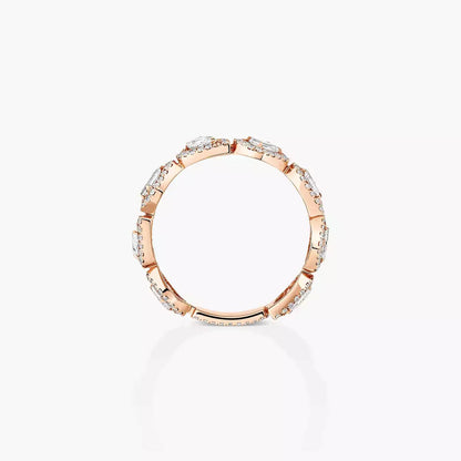 [Eternal jewelry]Diamond Wedding Ring My Twin