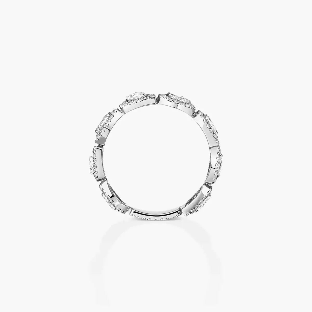 [Eternal jewelry]Diamond Wedding Ring My Twin